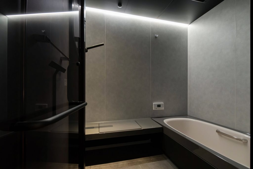 ホテルライクなバスルームの画像