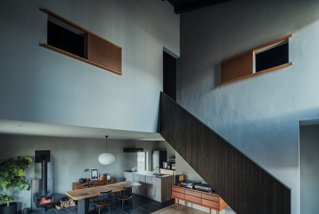 天井が高いリビング